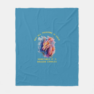 Manta Polar No todo el tesoro es oro Dragon Cudelas Blanket