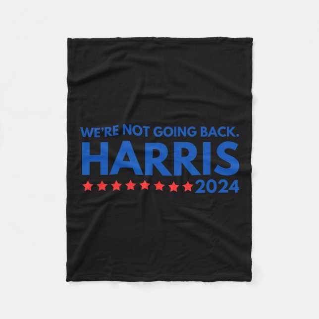 Manta Polar No va a regresar Kamala Harris 2024 Design (Anverso)