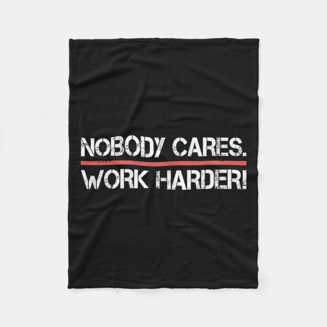 Manta Polar Nobody Cares Work Harder Tee Shirt- Insration Moti (Anverso)