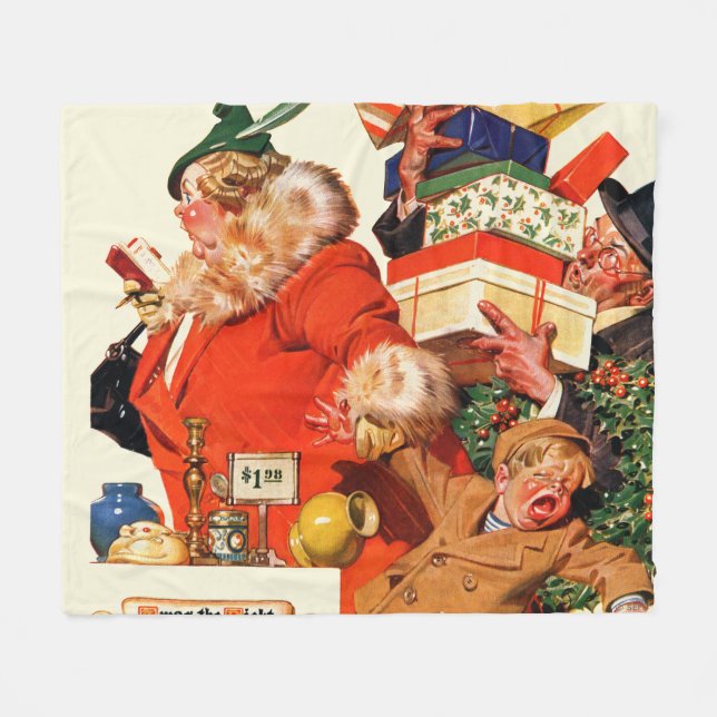 Manta Polar Noche antes de los Navidades (Frente (Horizontal))