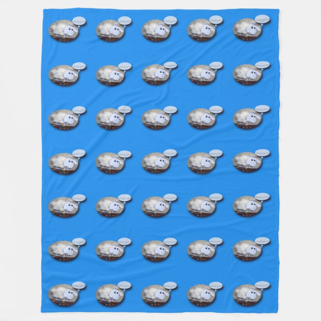 Manta Polar Noche Cuidada Año Nuevo Chino Cumpleaños Zodiac B (Anverso)