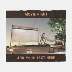Manta Polar Noche de cine al aire libre acogedora
