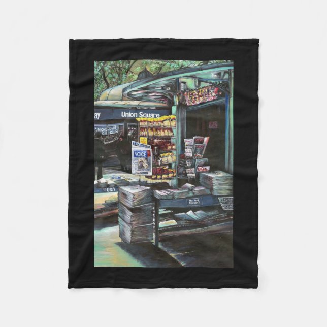 Manta Polar Noche de crisocolia, Union Square, NYC (Anverso)