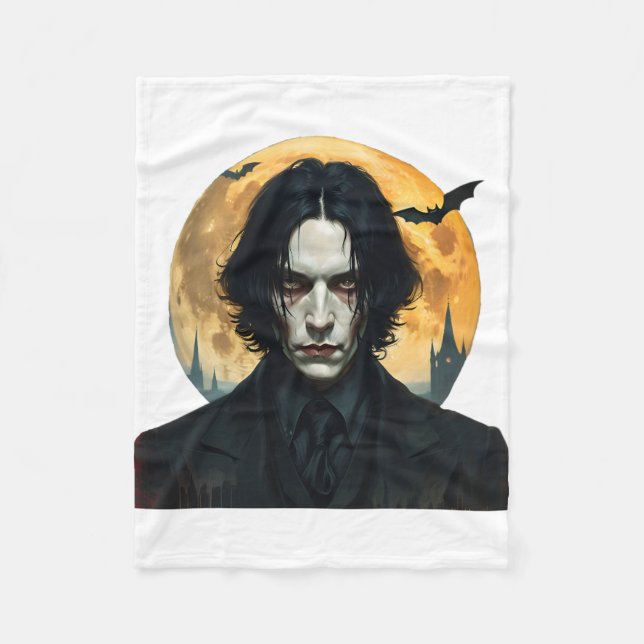 Manta Polar Noche de Halloween - Levantamiento de vampiros (Anverso)