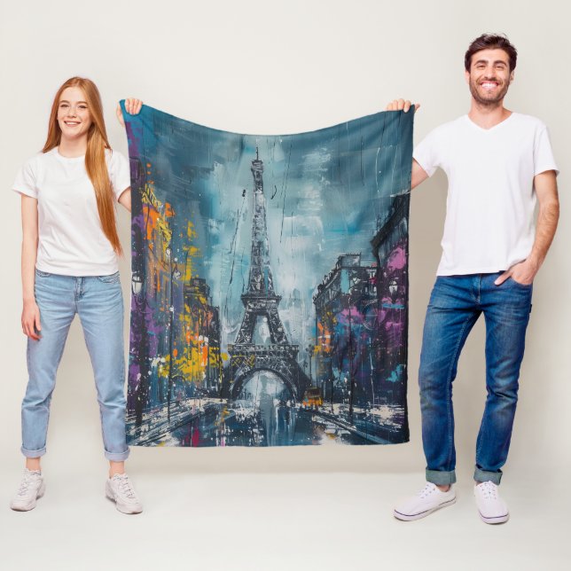 Manta Polar Noche de la Moda de París (In situ)