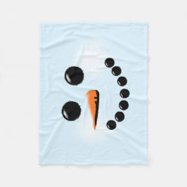 Manta Polar Noche de Snowman frente a vacaciones de invierno