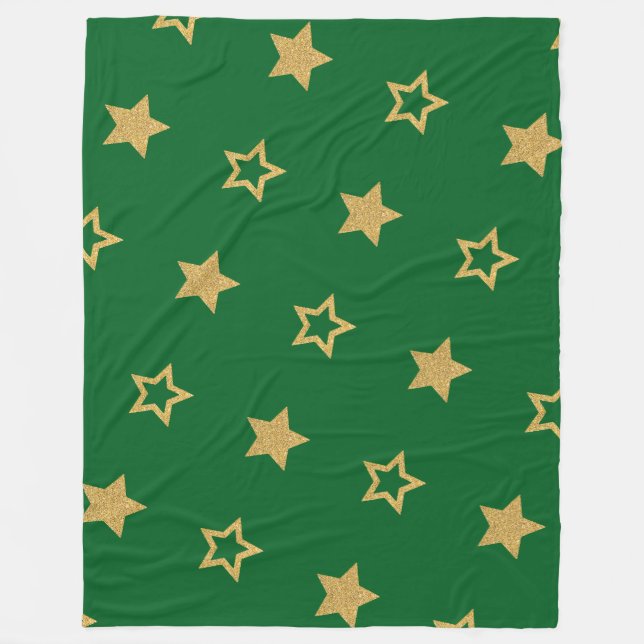 Manta Polar Noche estelar verde esmeralda (Anverso)