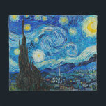 Manta Polar Noche estrellada de Van Gogh,<br><div class="desc">La famosa pintura de Van Gogh,  postal de la noche de las estrellas. ¡El mejor vendedor!</div>