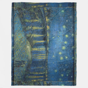 Manta Polar Noche estrellada sobre el Ródano Vincent van Gogh
