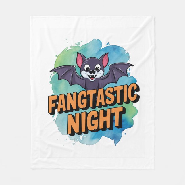 Manta Polar Noche Fangtastic (Anverso)
