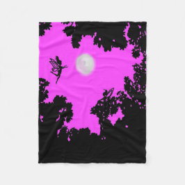 Manta Polar Noche Fuchsia Faerie