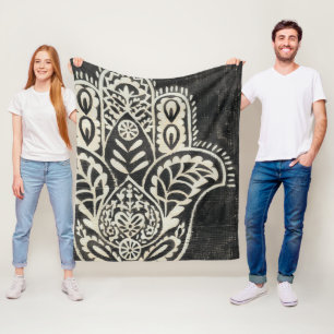 Manta Polar Noche Hamsa