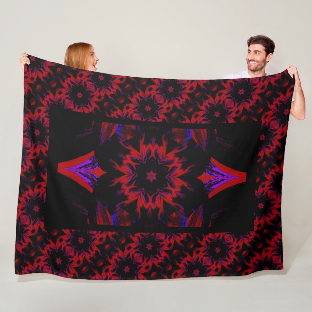 Manta Polar Noche Lotus Fleece Blanket (In situ)
