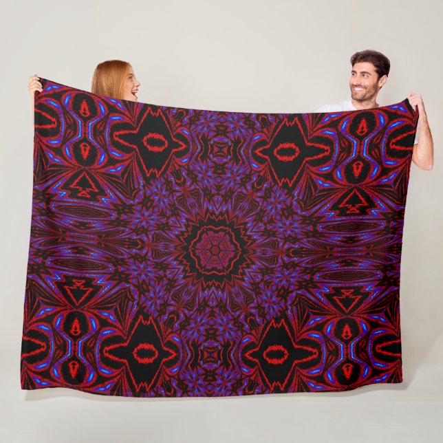 Manta Polar Noche Peony (In situ)