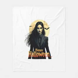 Manta Polar Noche Witchy Halloween