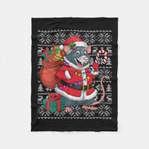 Manta Polar Nochebuena estilo suéter rata de mujer Chris
