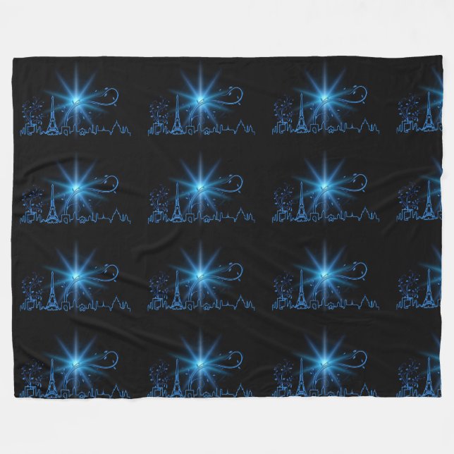 Manta Polar Nochevieja en París (Frente (Horizontal))