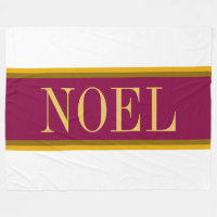 NOEL Elegante Festividad Borgoña Tiras Blancas Roj