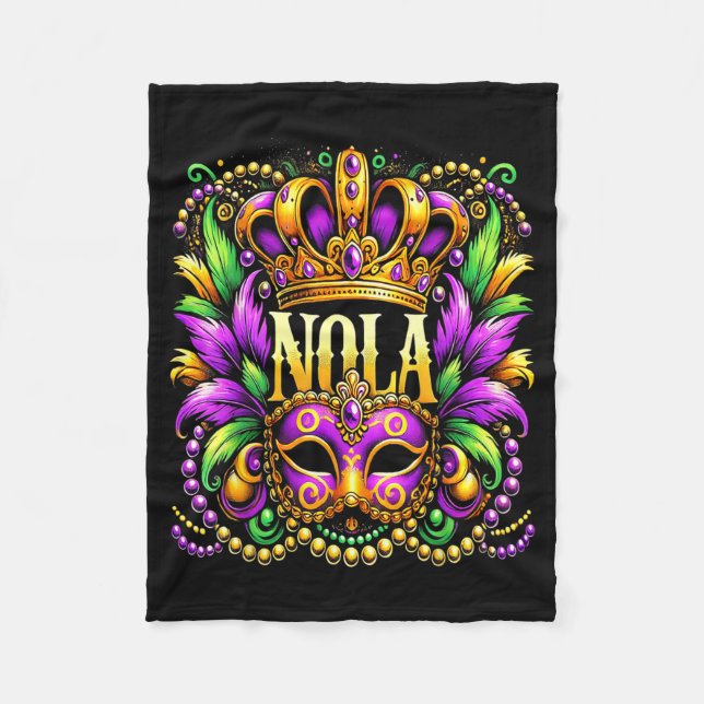 Manta Polar Nola New Orleans Mardi Gras 2025  (Anverso)