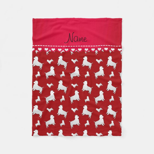 Manta Polar Nombrar a los perros de los Territorios Blancos de (Anverso)