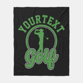 Manta Polar NOMBRE ADICIONAL DE Golf Personalizado Retro Pro G