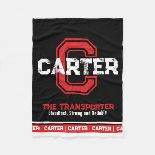 Manta Polar Nombre de Carter que significa monograma deportivo