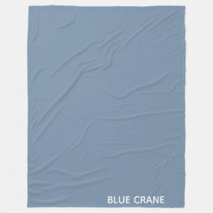 Manta Polar Nombre de color azul de la grúa azul
