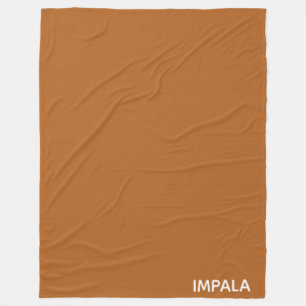 Manta Polar Nombre de color marrón de Impala