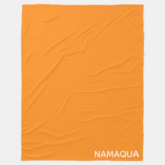 Manta Polar Nombre de color naranja de Namaqua (Anverso)