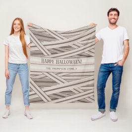 Manta Polar Nombre de familia de bandas de momias de Halloween