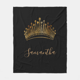 Manta Polar Nombre de la corona tiara de la reina del oro negr