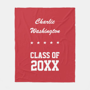 Manta Polar Nombre de la graduación, año y paño grueso y su