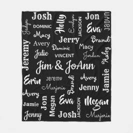 Manta Polar Nombre de la pareja con hijos y apellidos