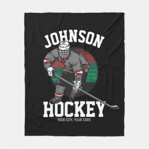 Manta Polar Nombre del atleta del jugador de hockey sobre hiel