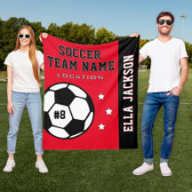 Nombre del equipo de fútbol rojo y jugador