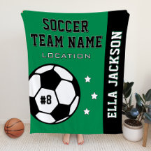 Nombre del jugador de fútbol verde personalizado