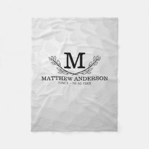Manta Polar Nombre del patrón de bola de golf personalizado a