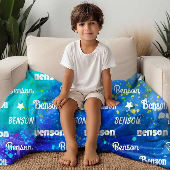 Manta Polar Nombre extensible vibrante personalizado (Subido por el creador)