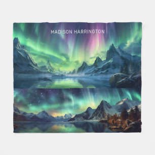 Manta Polar Nombre personalizado Aurora Borealis