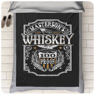 Manta Polar NOMBRE personalizado Bar de cervecería Old West Wh