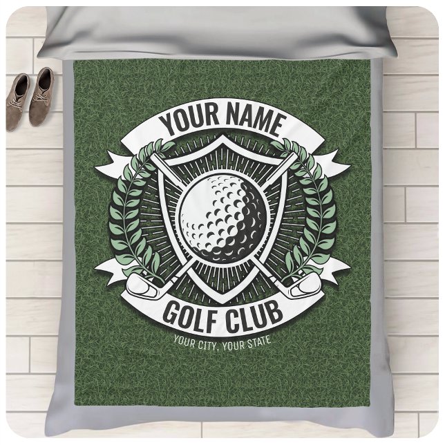 Manta Polar NOMBRE personalizado Club de Golf Golf Club Turf C (Subido por el creador)