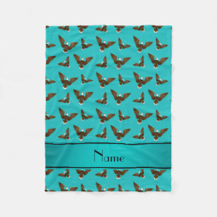 Manta Polar Nombre personalizado de águilas turquesas