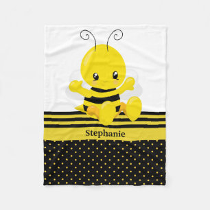 Manta Polar Nombre personalizado de la bebe dulce