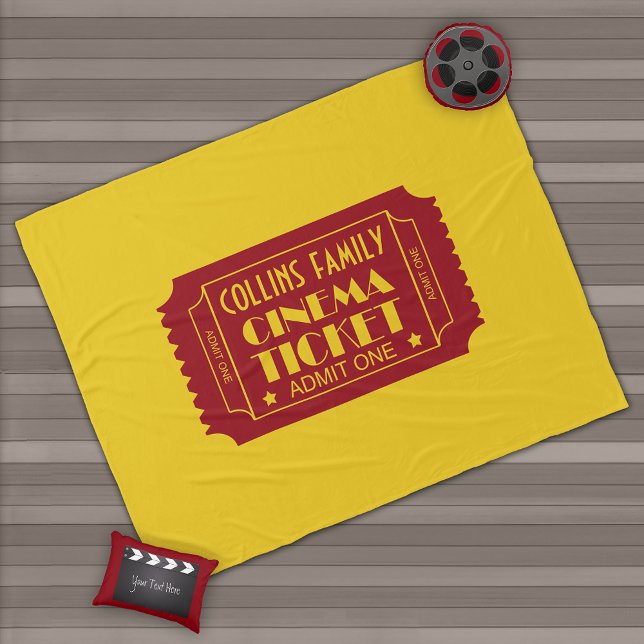 Manta Polar Nombre personalizado de la entrada de cine de fami (Subido por el creador)