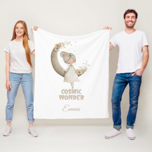 Manta Polar Nombre personalizado de la luna de hadas cósmicas