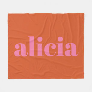 Manta Polar Nombre personalizado de la tipografía moderna   N