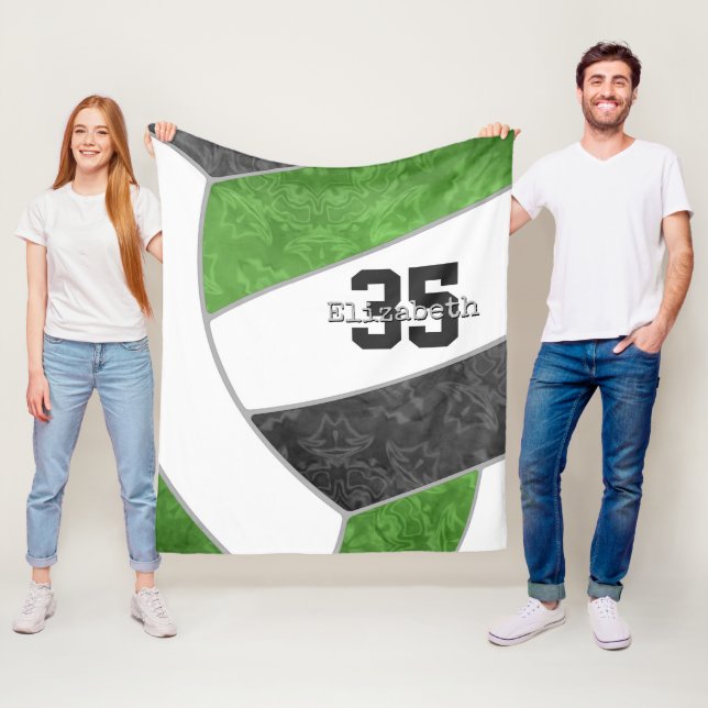 Manta Polar nombre personalizado de los chicas de voleibol neg (In situ)