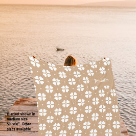 Manta Polar Nombre personalizado del amante del amor de Acción