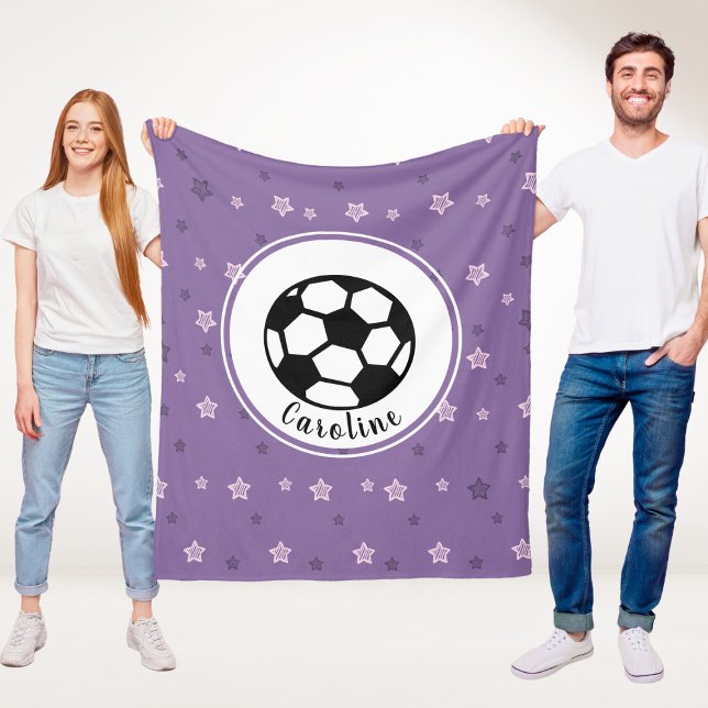 Manta Polar Nombre personalizado del jugador de fútbol estrell (Subido por el creador)