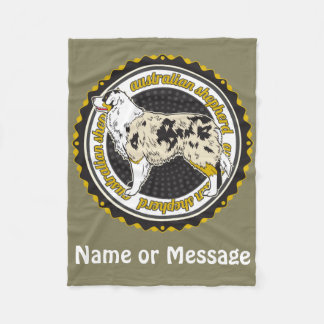Manta Polar Nombre personalizado del Pastor Australiano de Per